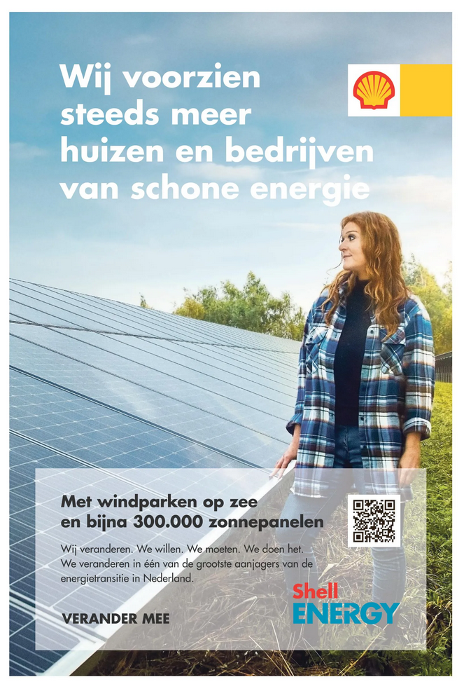 Shell mag zich geen aanjager van de transitie noemen